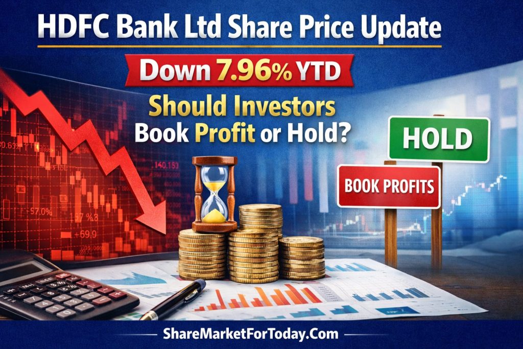 HDFC Bank Ltd Share Price Update: Down 7.96% YTD – Should Investors Book Profit or Hold?