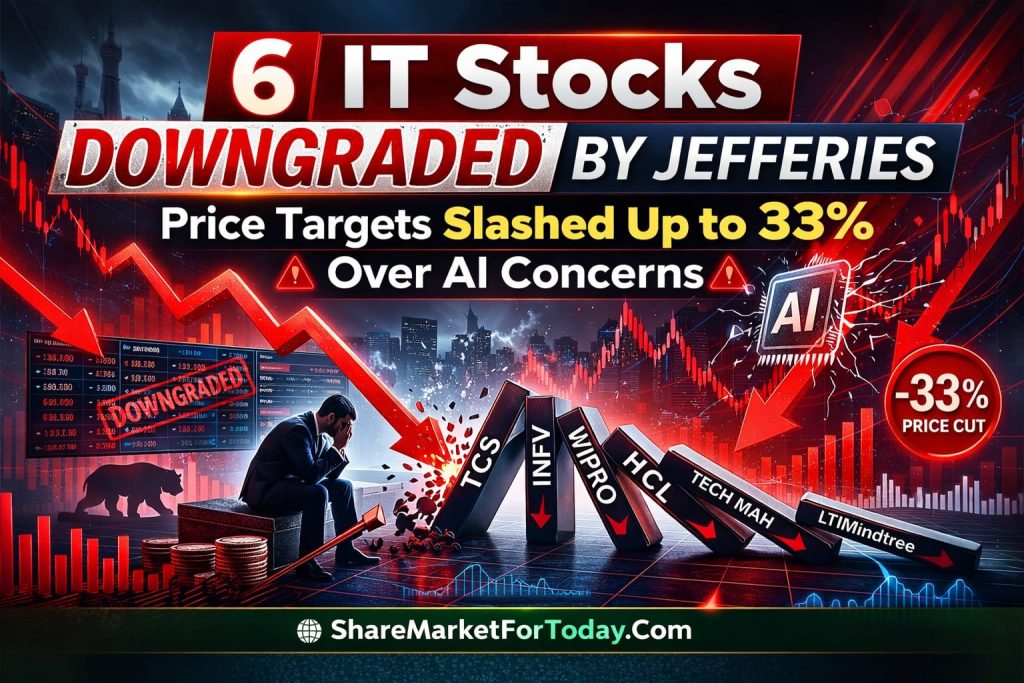 6 IT Stocks Downgraded by Jefferies; Price Targets Slashed Up to 33% Over AI Concerns