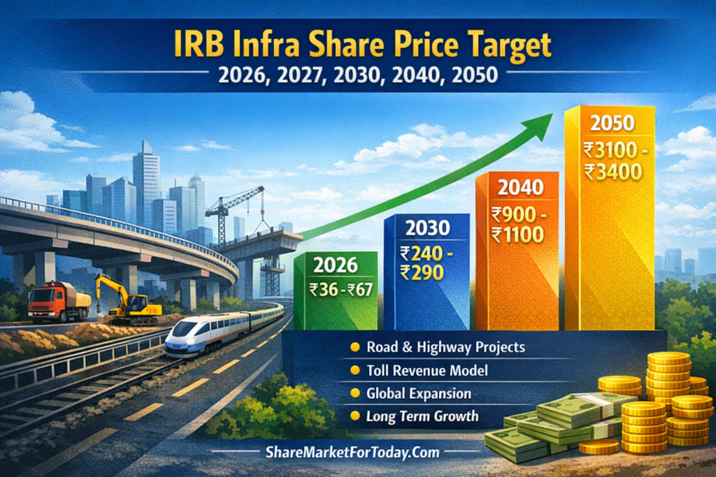 IRB Infra Share Price Target 2026, 2027, 2030, 2040, 2050