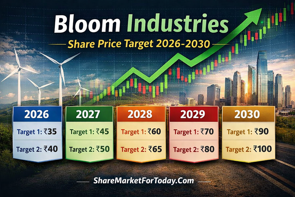 Bloom Industries Share Price Target 2026, 2027, 2028, 2029, 2030