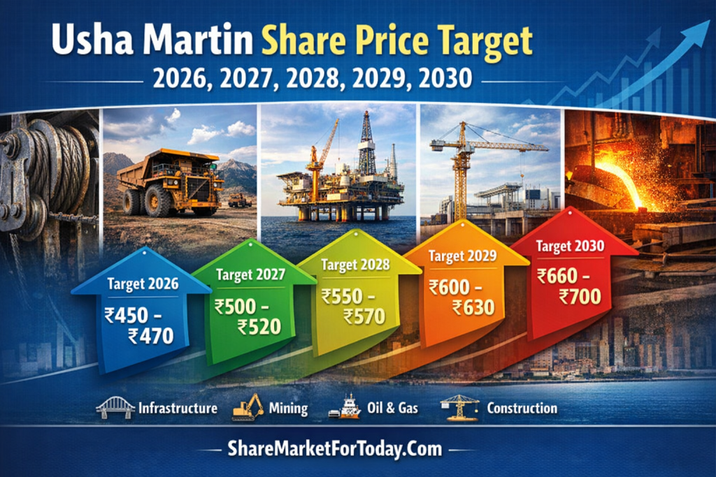 Usha Martin Share Price Target 2026, 2027, 2028, 2029, 2030