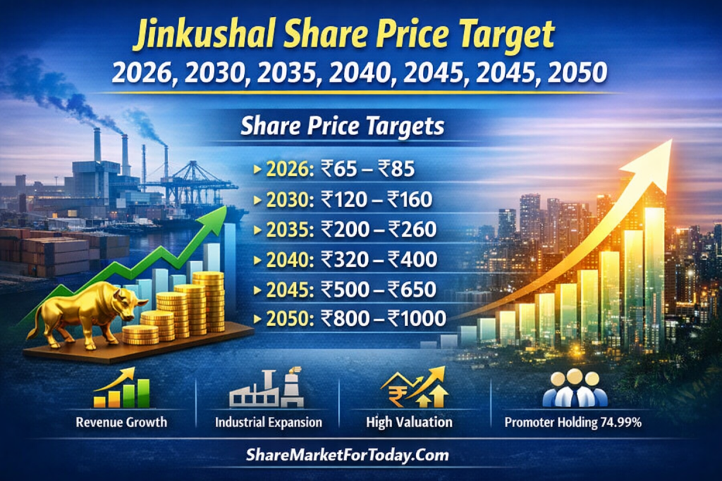Jinkushal Share Price Target 2026, 2030, 2035, 2040, 2045, 2050